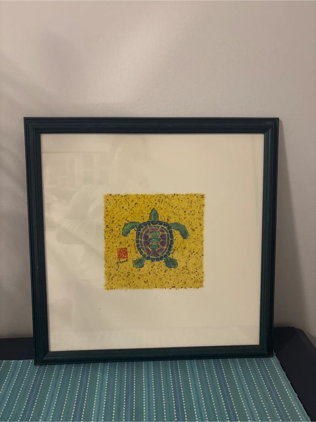 Framed Turtle Art