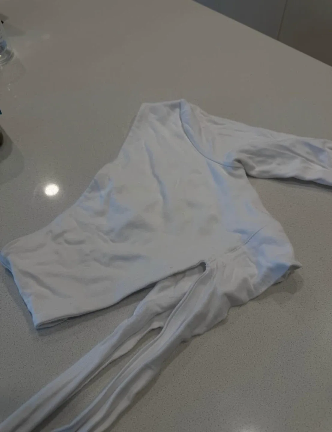 White Long Sleeve Top