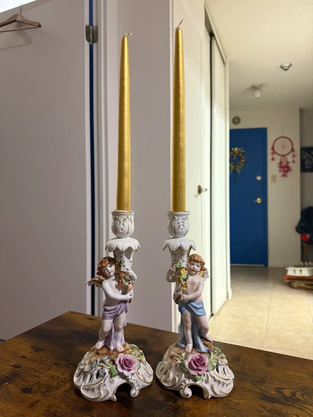 Angel Cherub Candle Holders - Pair image indicator(2)