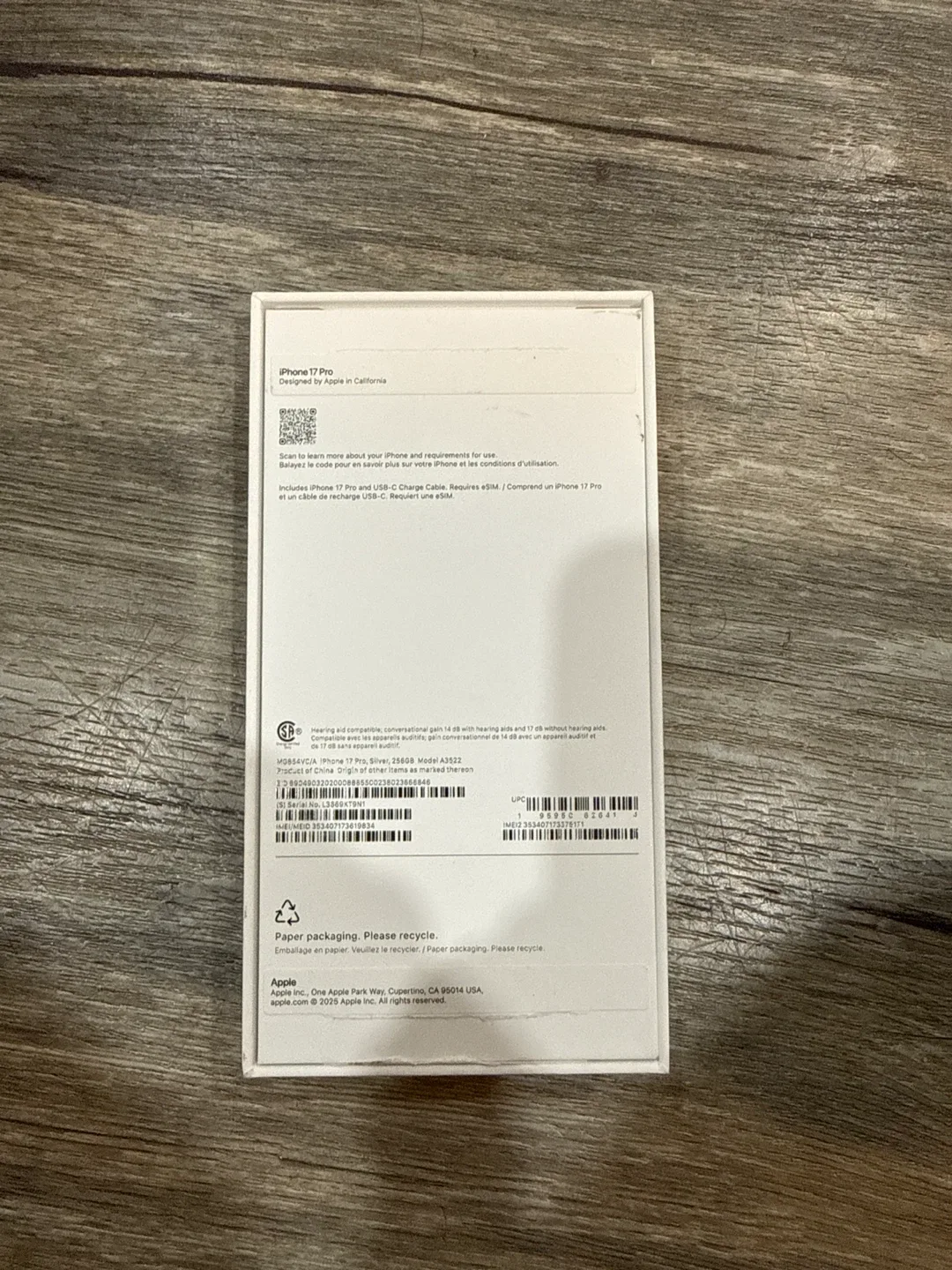 Apple iPhone 17 Pro 256 brand new open box unlocked image indicator(3)