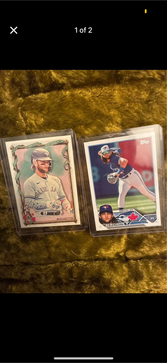 Bo Bichette Topps Baseball Cards