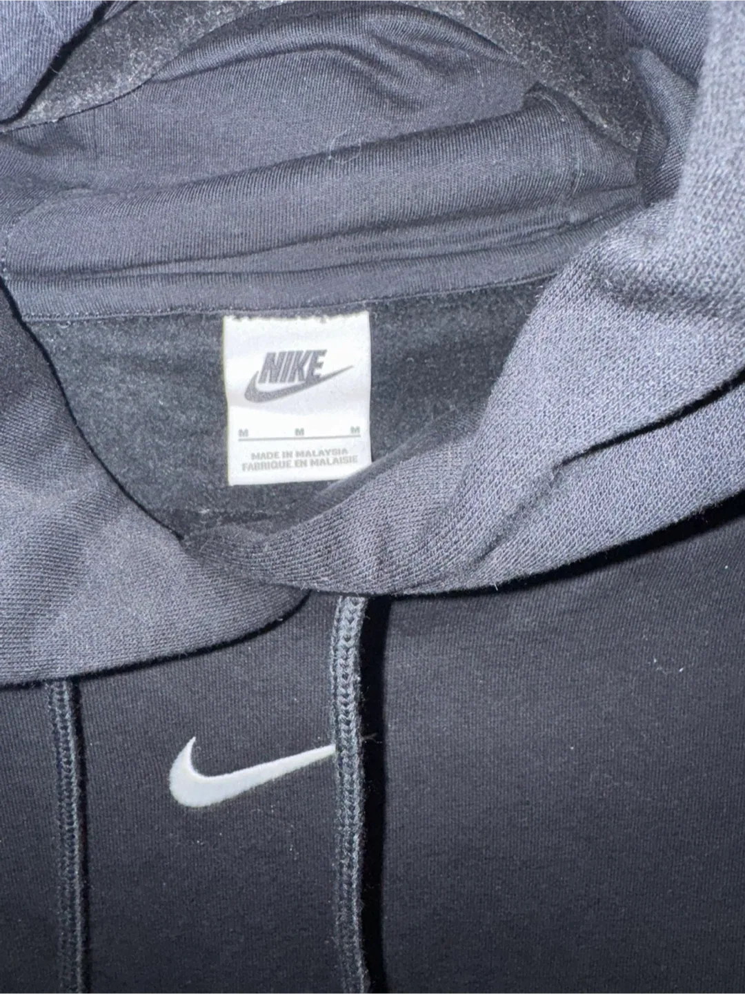 Nike Woman’s Oversized Black Hoodie - Size M