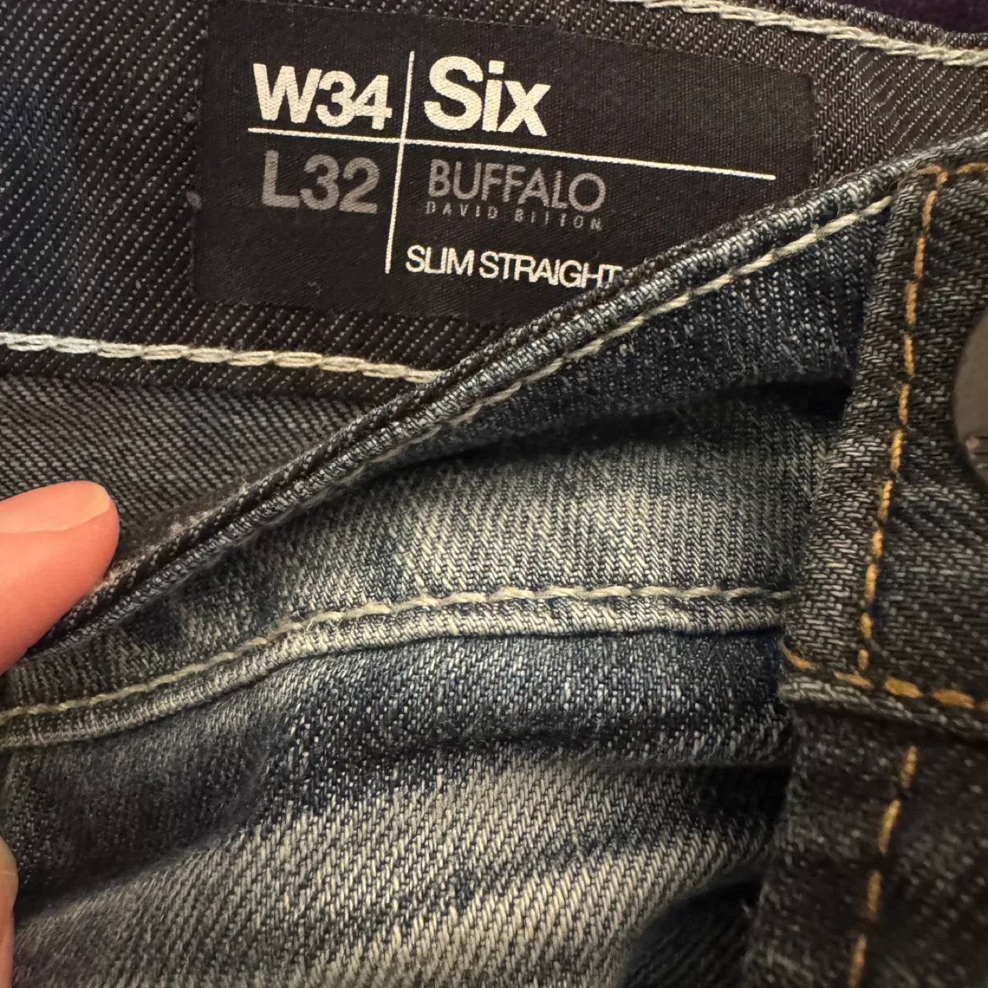 Buffalo David Bitton Slim Straight Jeans W34 L32 image indicator(4)