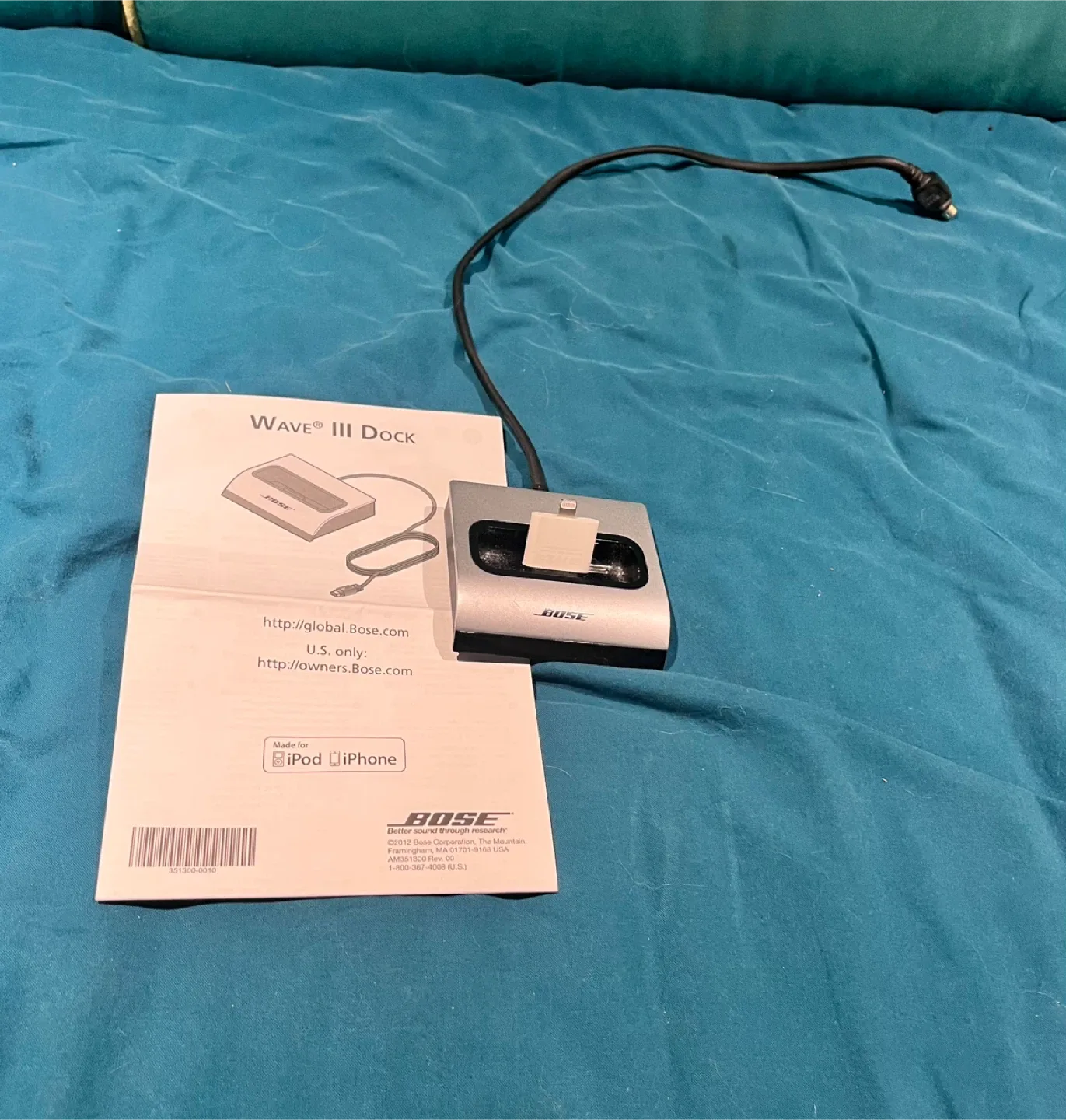 Bose Wave III Dock for iPod/iPhone