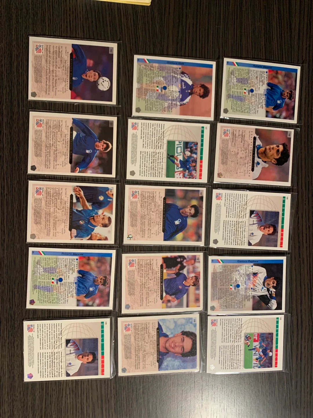 1994 World Cup Italy Soccer Trading Cards image indicator(2)