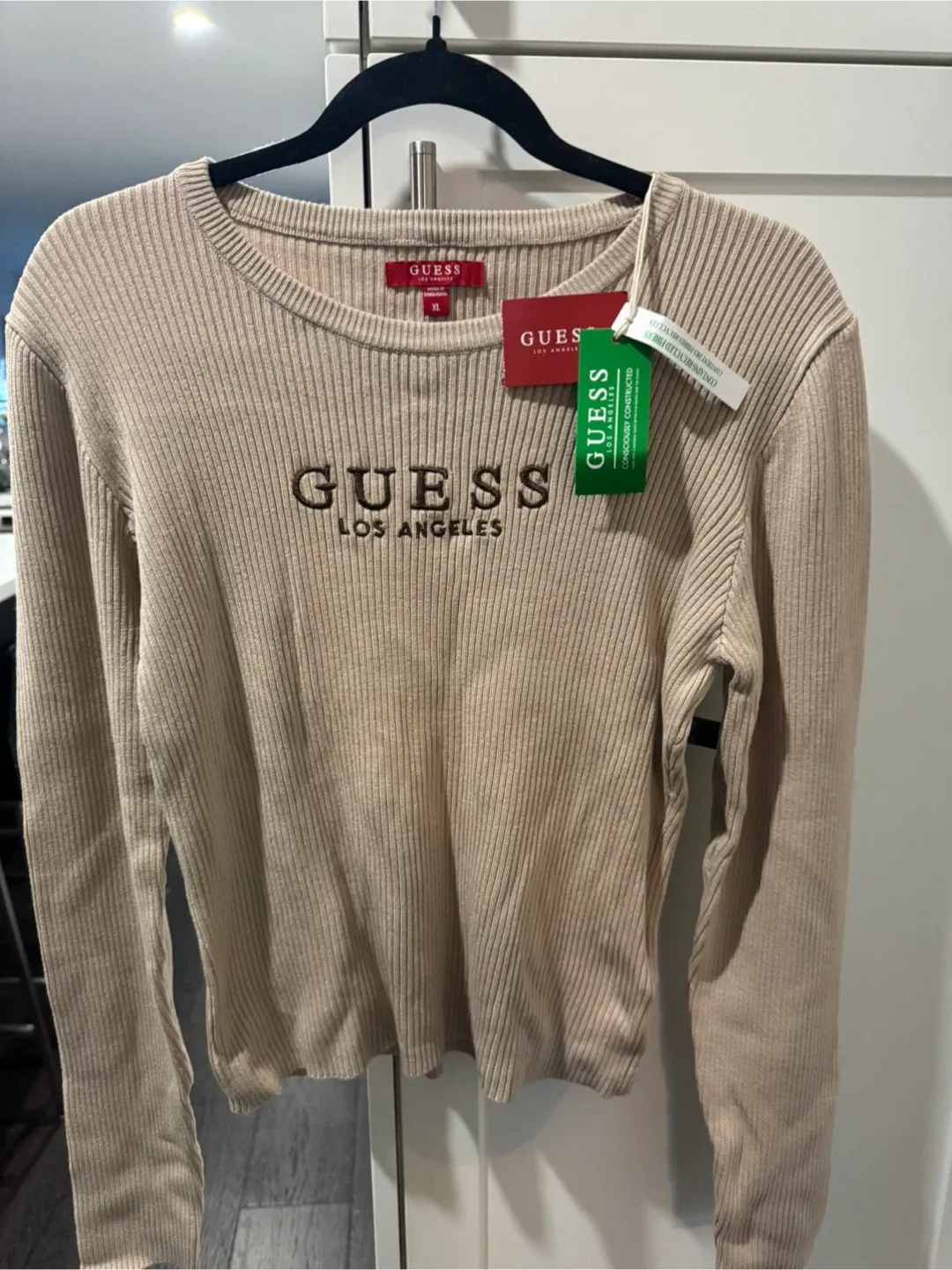 Guess Los Angeles Ribbed Top - Size XL image indicator(2)