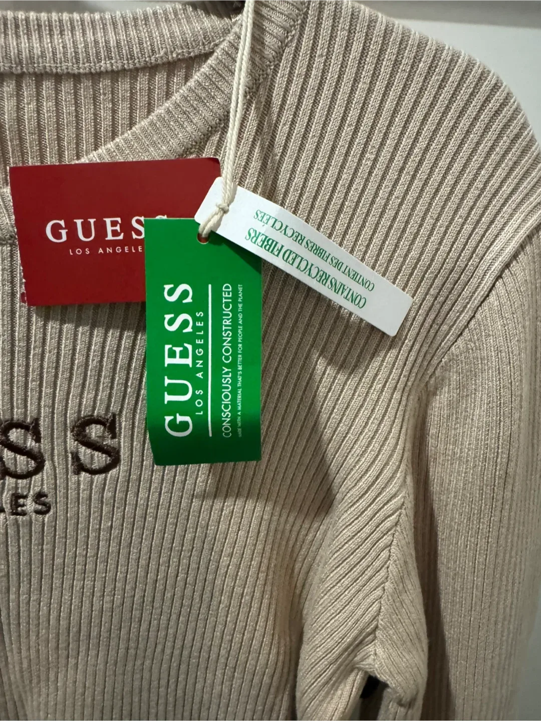 Guess Los Angeles Ribbed Top - Size XL image indicator(4)