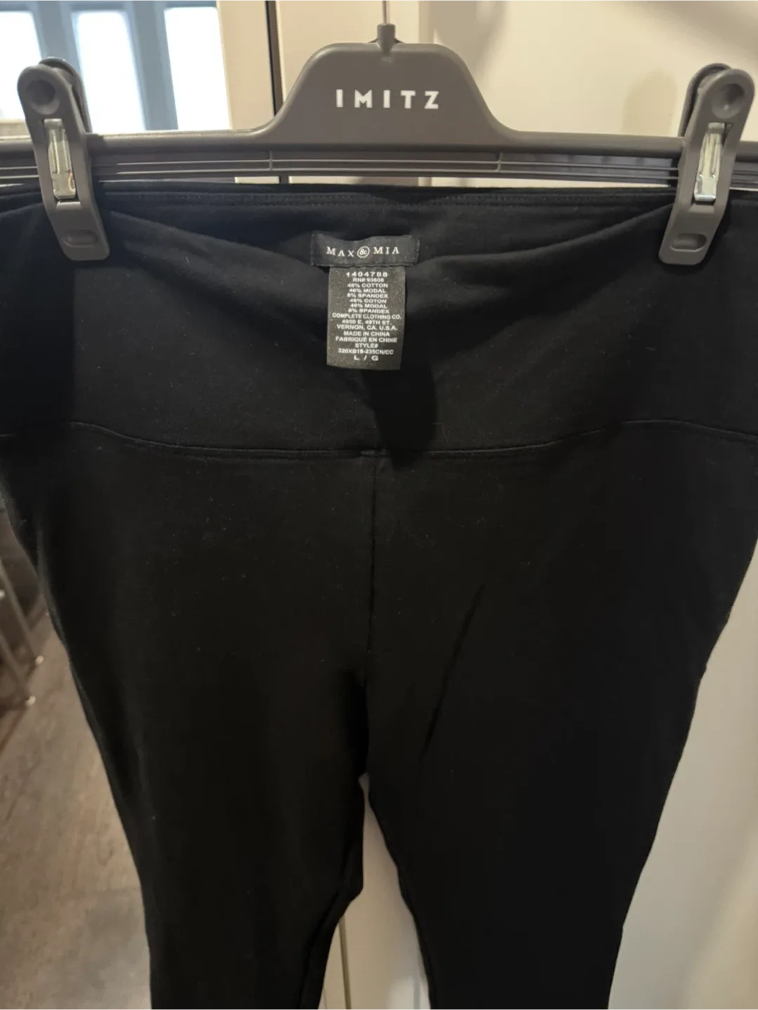 Max & Mia Black Leggings - Size L/G image indicator(2)