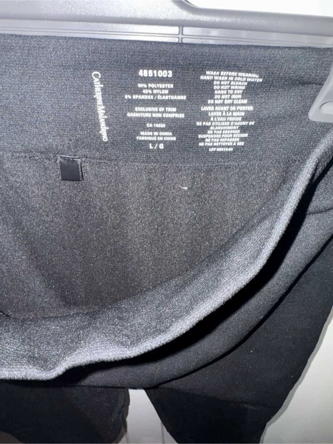 Catherine Malandrino Black Leggings - Size L/G image indicator(2)