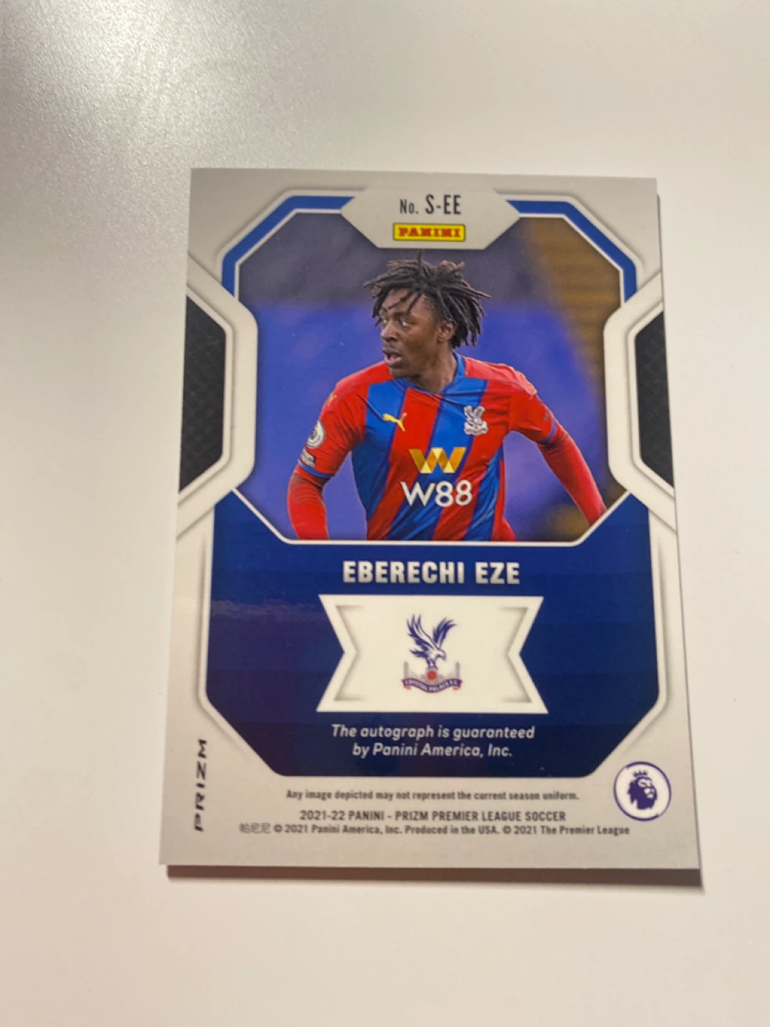 Eberechi Eze Prizm Premier League Soccer Card - Blue - photo 2