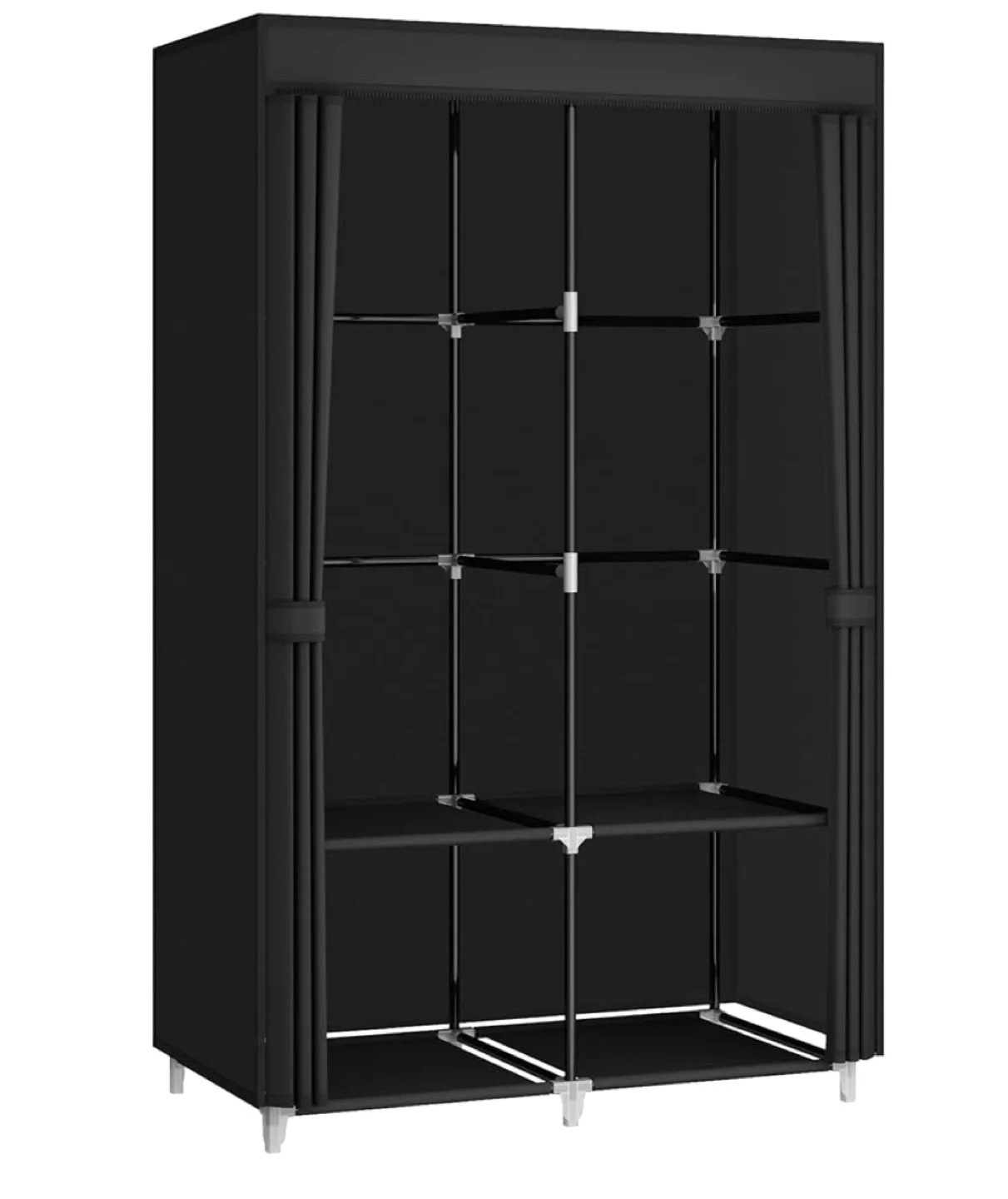 Portable Wardrobe Closet - Black image indicator(2)