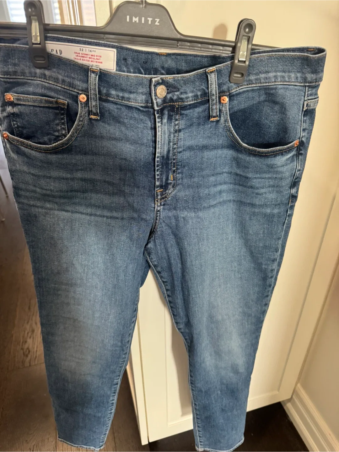Gap True Skinny Mid Rise Jeans - Size 32/14 image indicator(3)