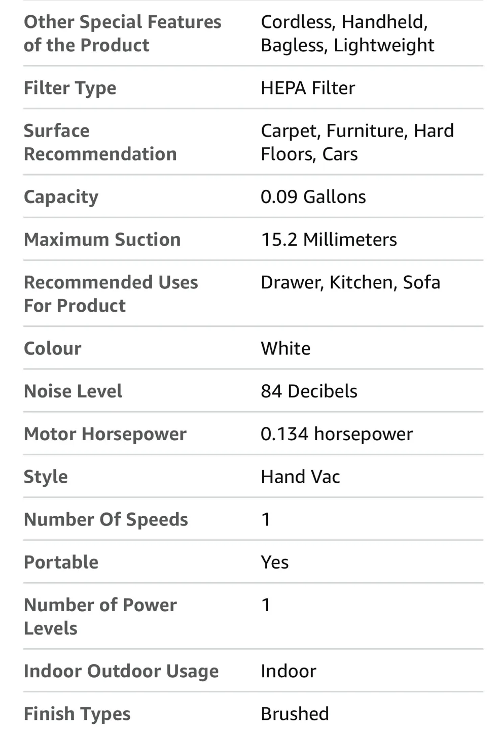Black+Decker Cordless Lithium Handheld Vacuum image indicator(3)