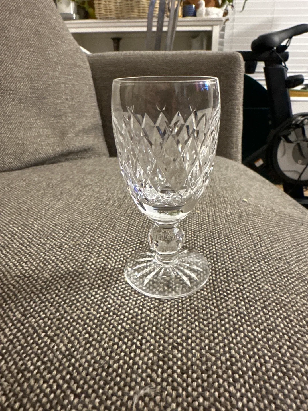 Set of 5 Crystal Cordial Glasses