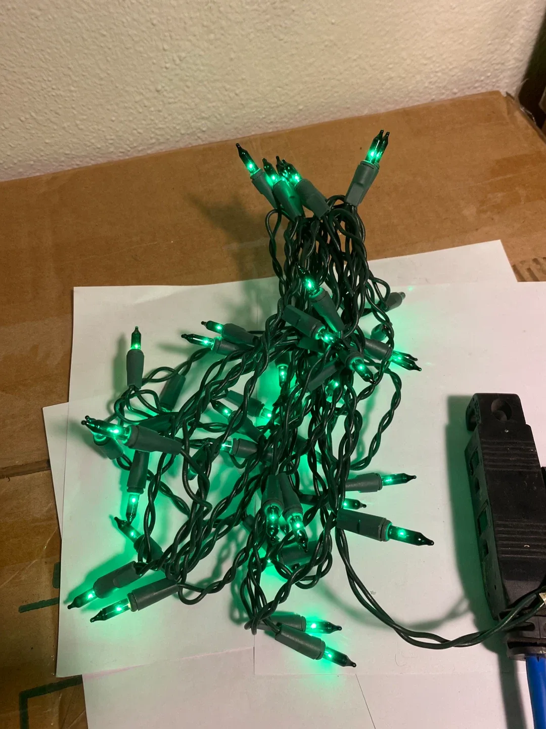 Green Christmas Lights