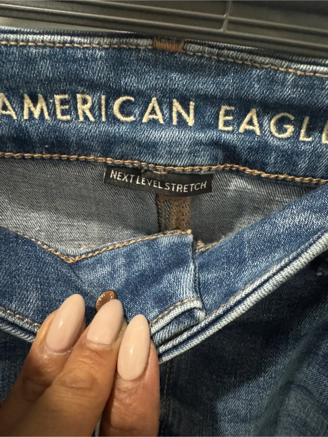 American Eagle Next Level Stretch Ripped Jeans image indicator(2)