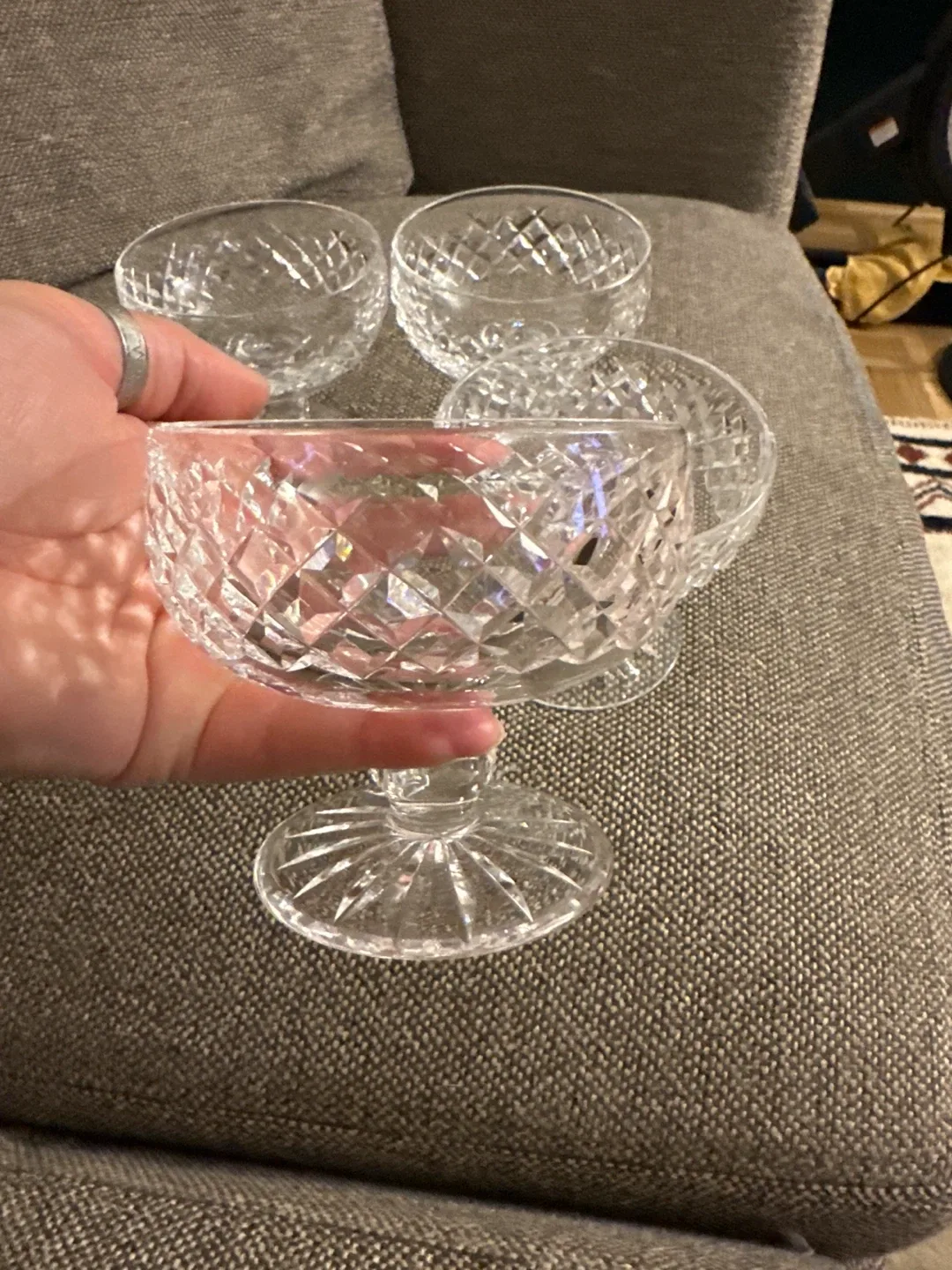 Waterford Crystal Lismore Footed Dessert Bowls (Set of 4) image indicator(4)