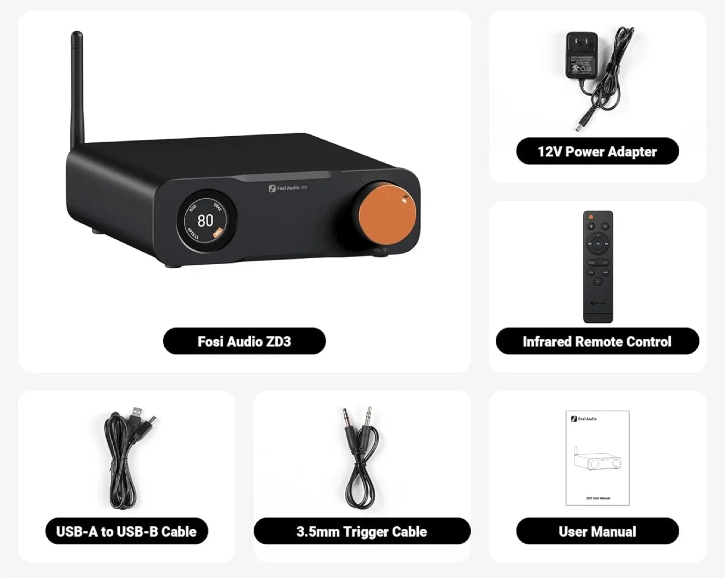 Fosi Audio ZD3 DAC - Like New! image indicator(4)