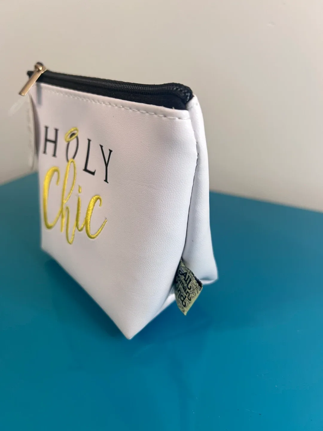 🙏NEW All Woman Kind “Holy Chic” Cosmetic Bag image indicator(2)