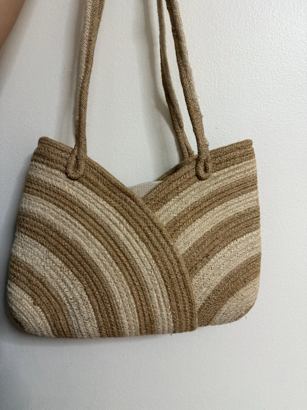 Hand Made jute Shoulder Bag - photo 2
