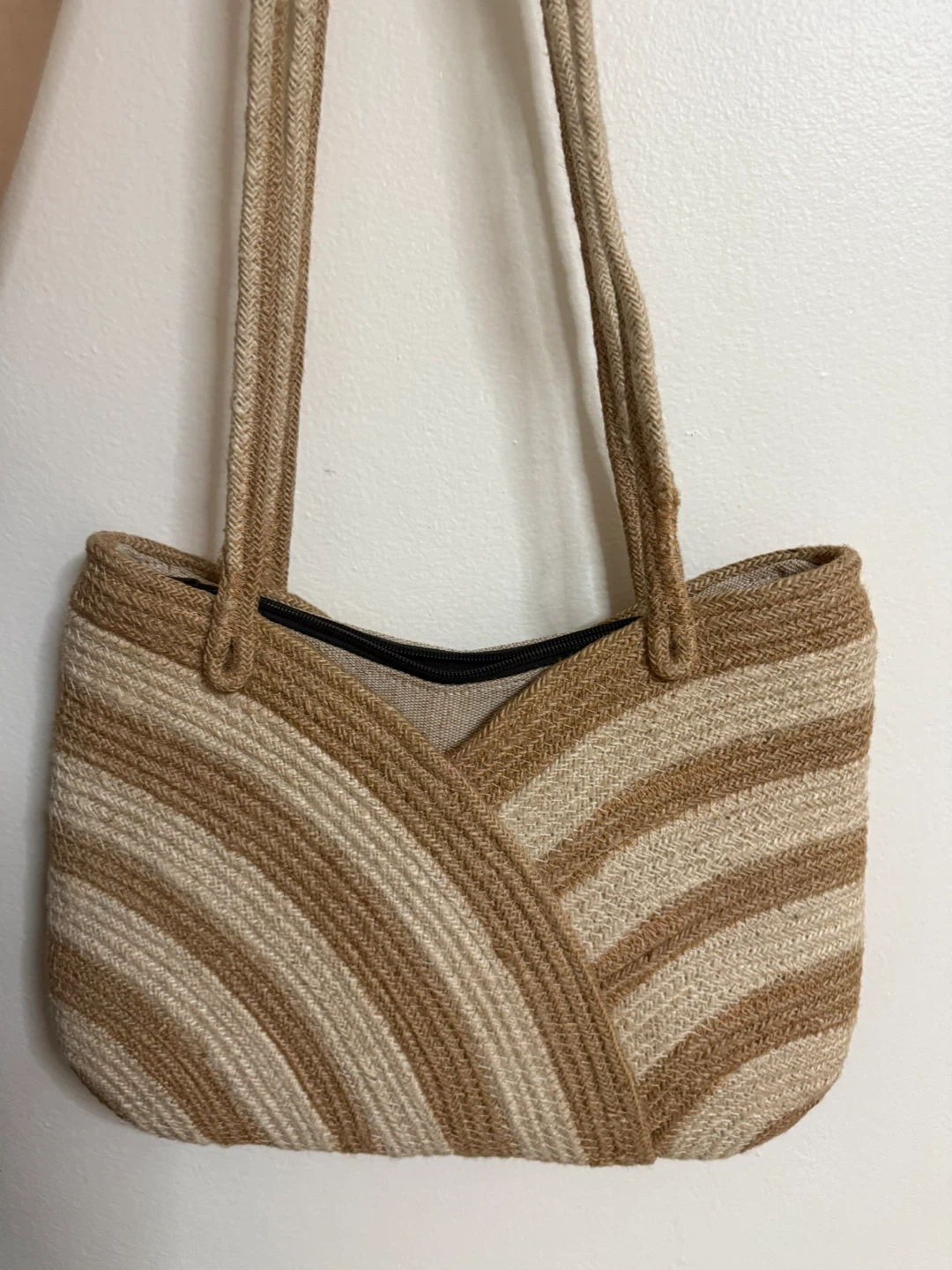 Hand Made jute Shoulder Bag - photo 5