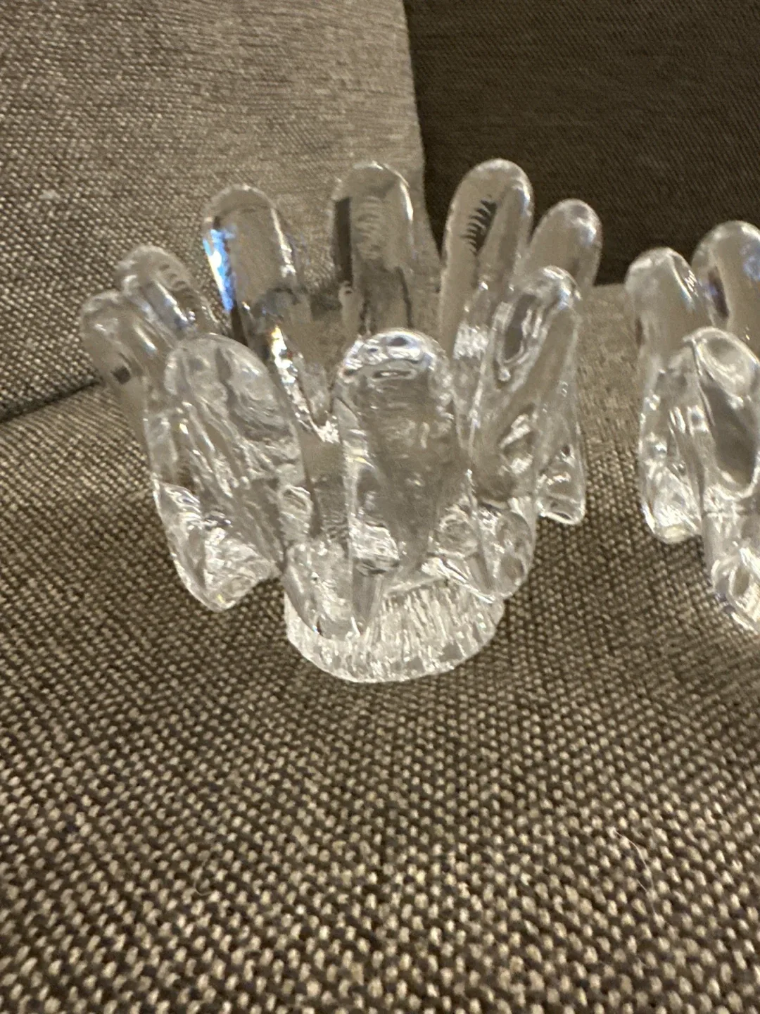 Kosta Boda Snowball Votive Candle Holders image indicator(2)