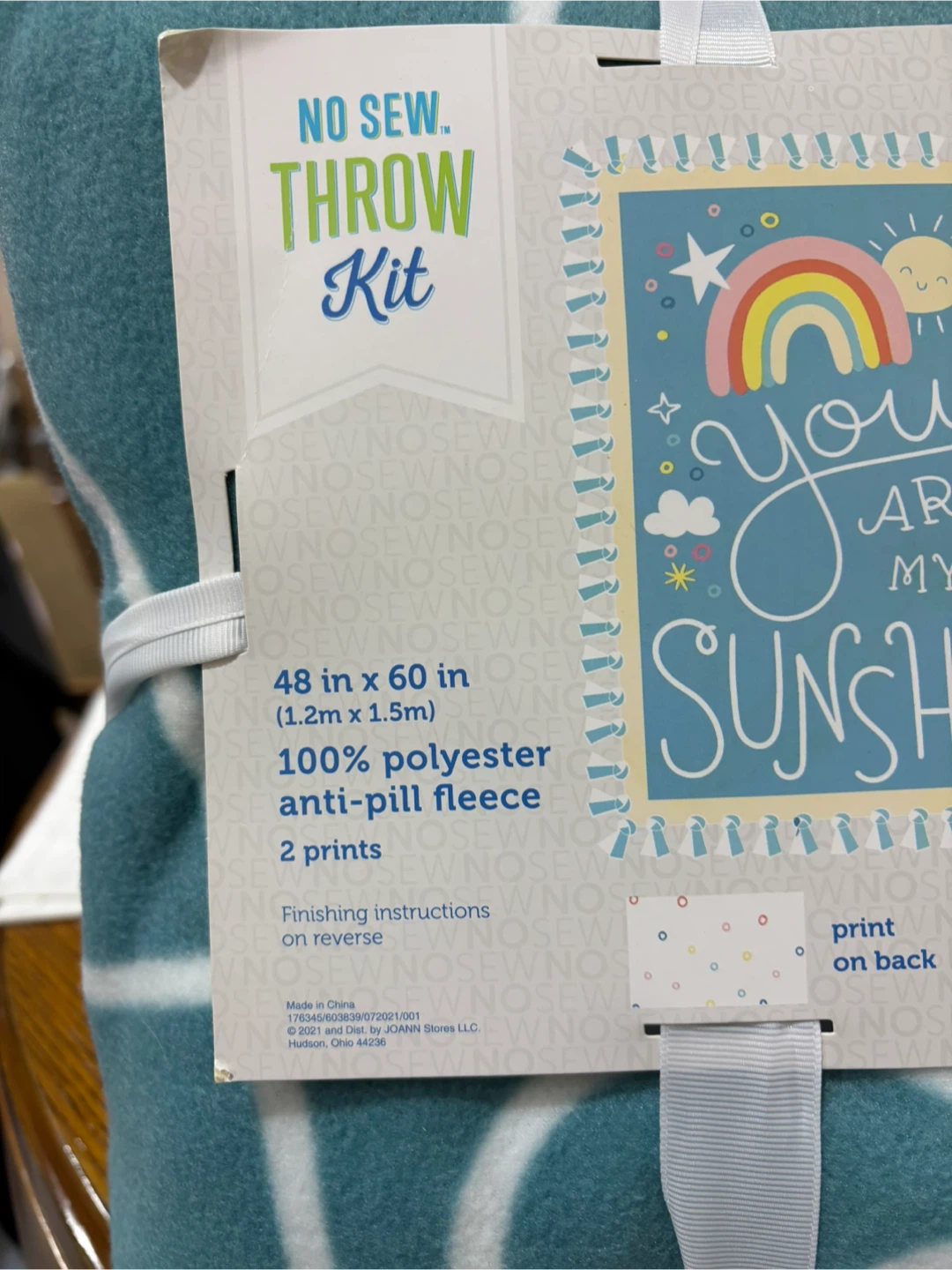 New No Sew Throw Kit 48x60in - photo 4