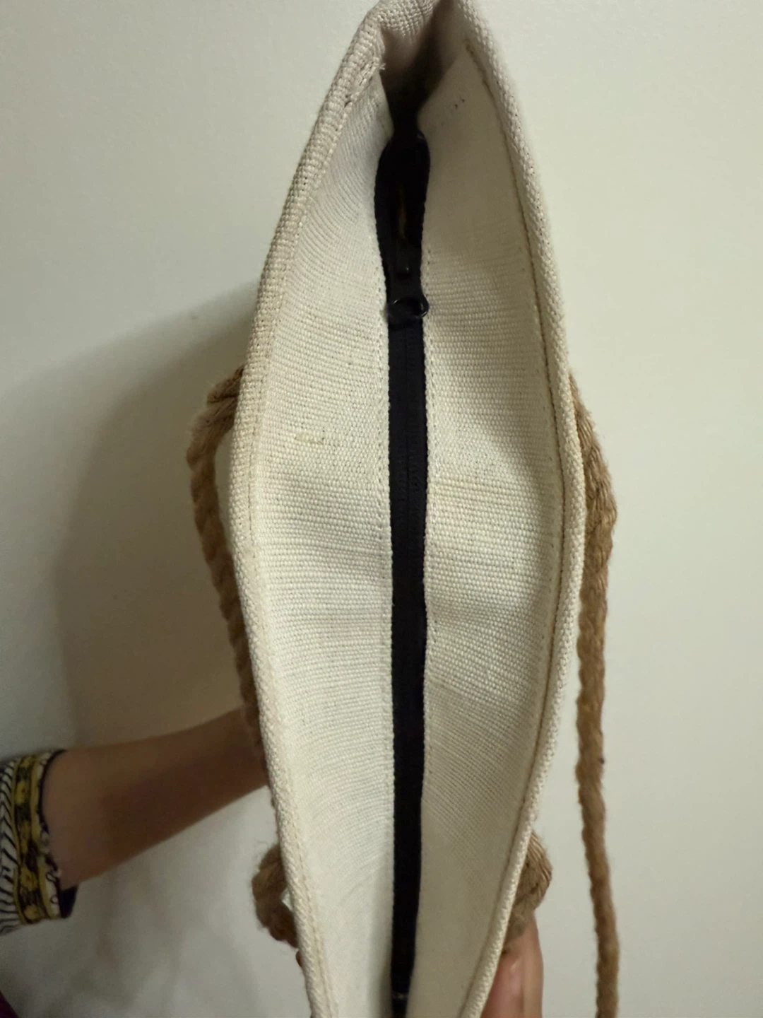 Sunflower & Bee Canvas Hand Made Tote Bag - photo 4
