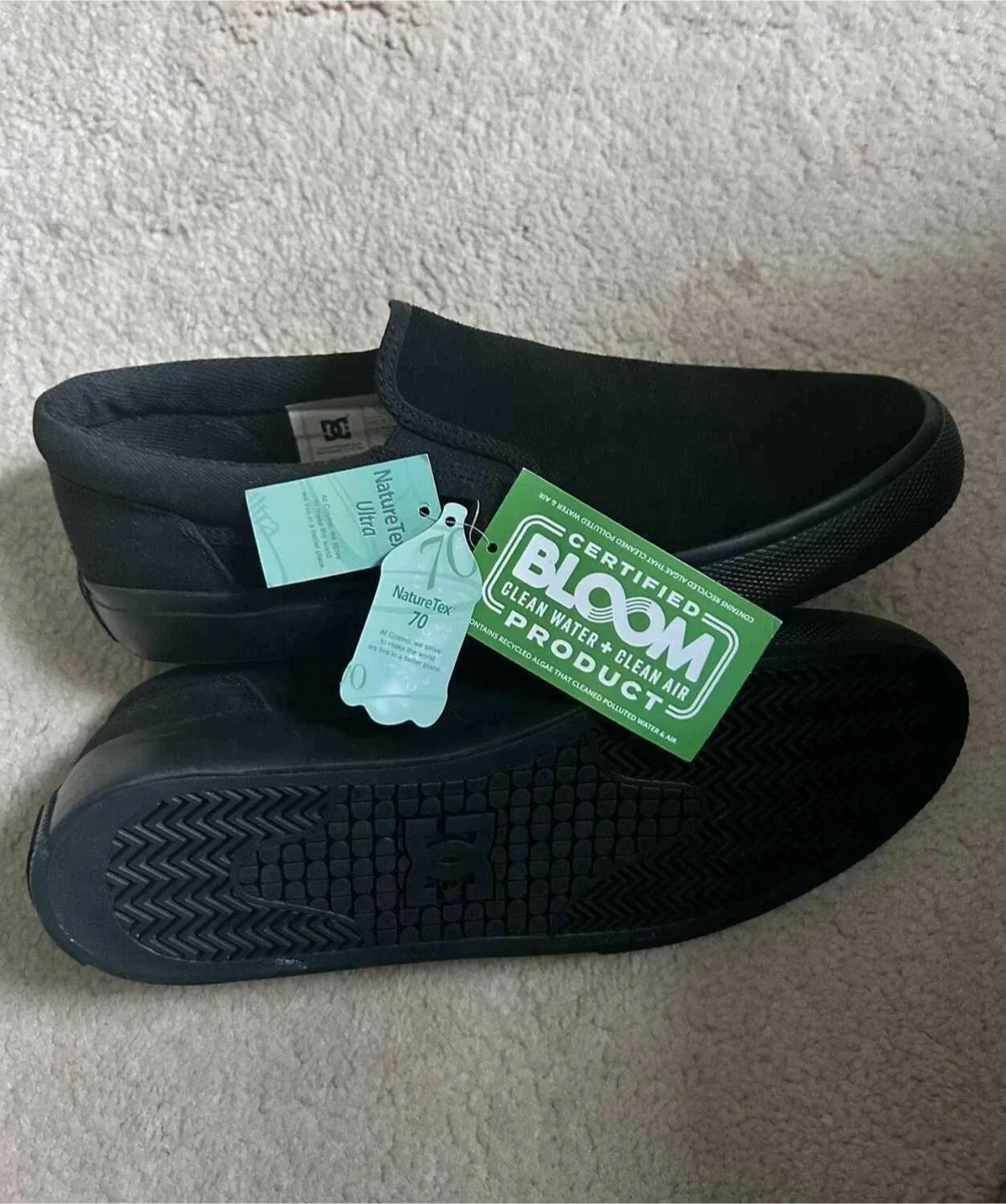 Brand new with tags Slip-On Shoes: $142 plus tax cost - Black