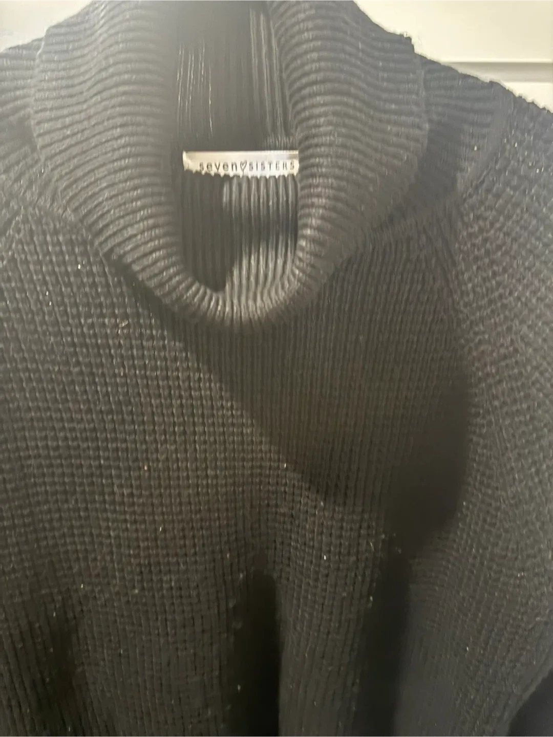 Seven Sisters Black Knit Sweater image indicator(2)