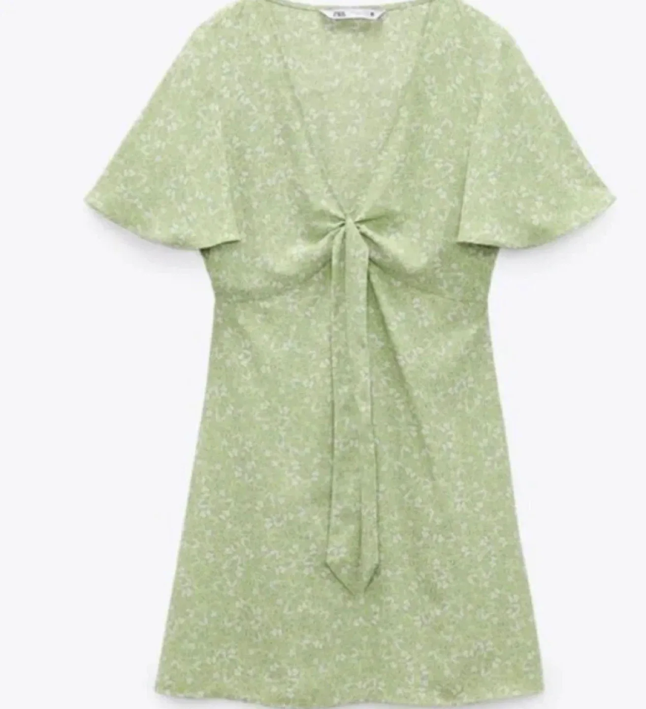 Zara Green Floral Mini Dress image indicator(5)