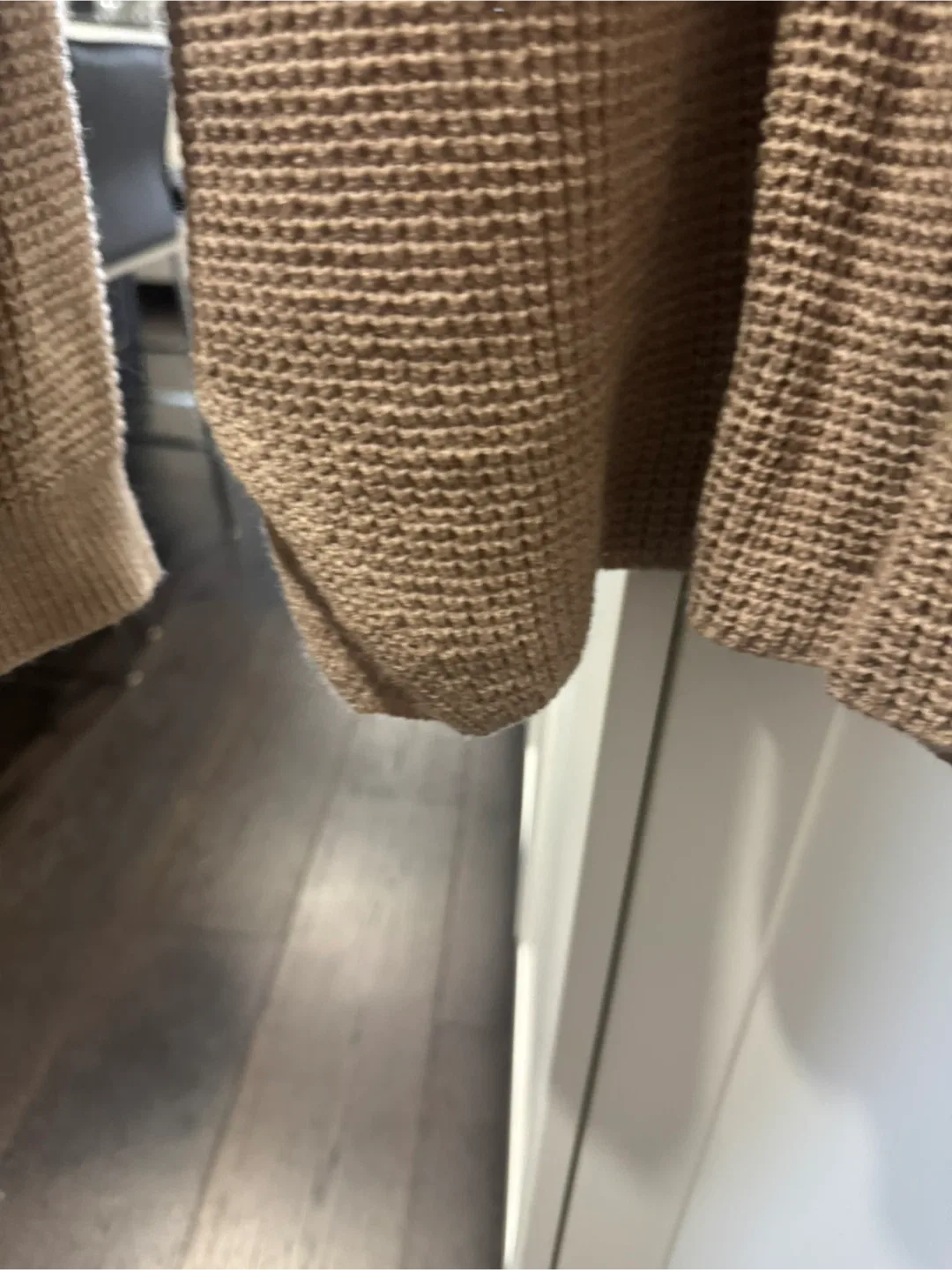 Kersh Beige Waffle Knit Sweater - Size L image indicator(4)