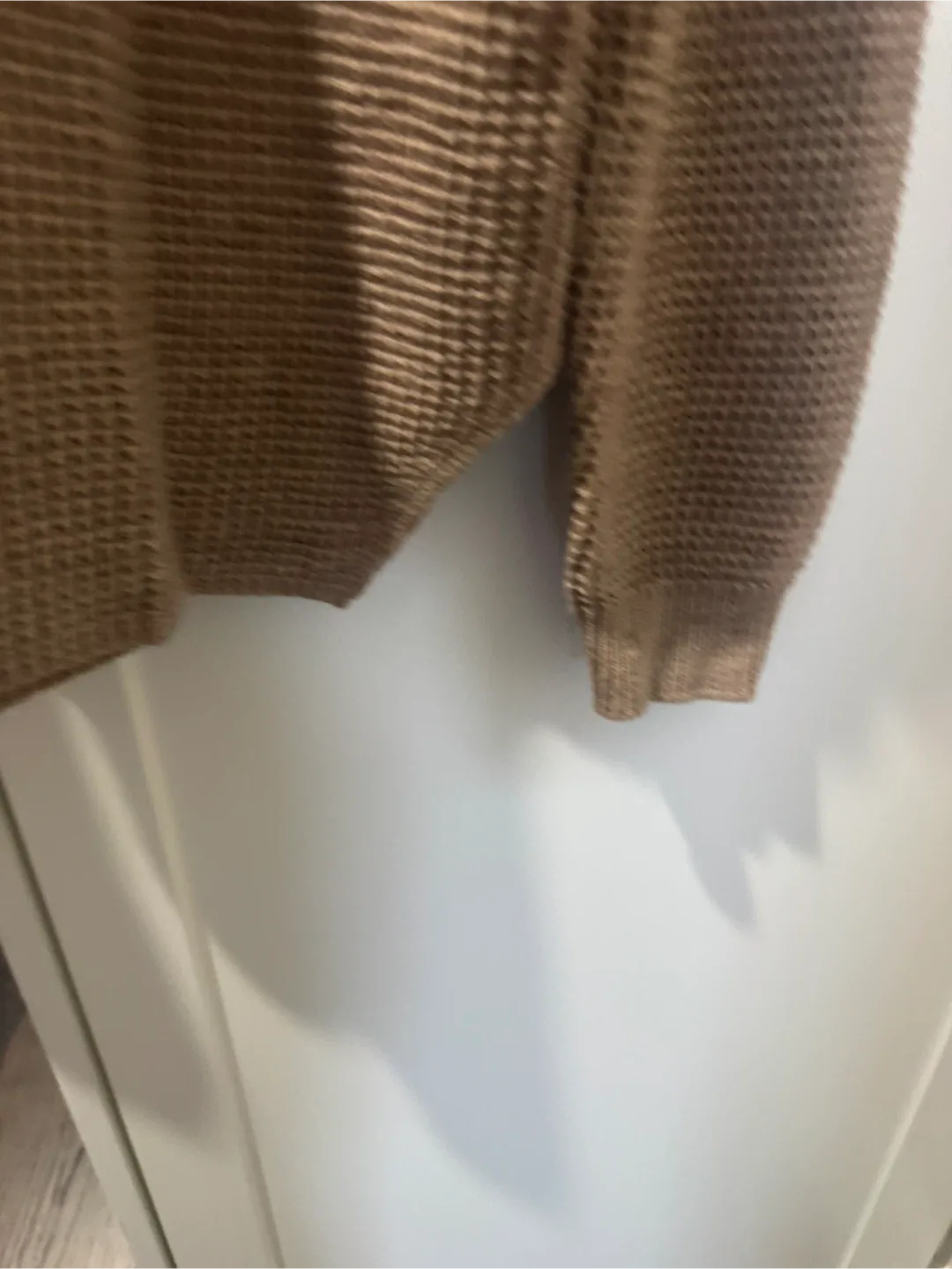 Kersh Beige Waffle Knit Sweater - Size L image indicator(3)