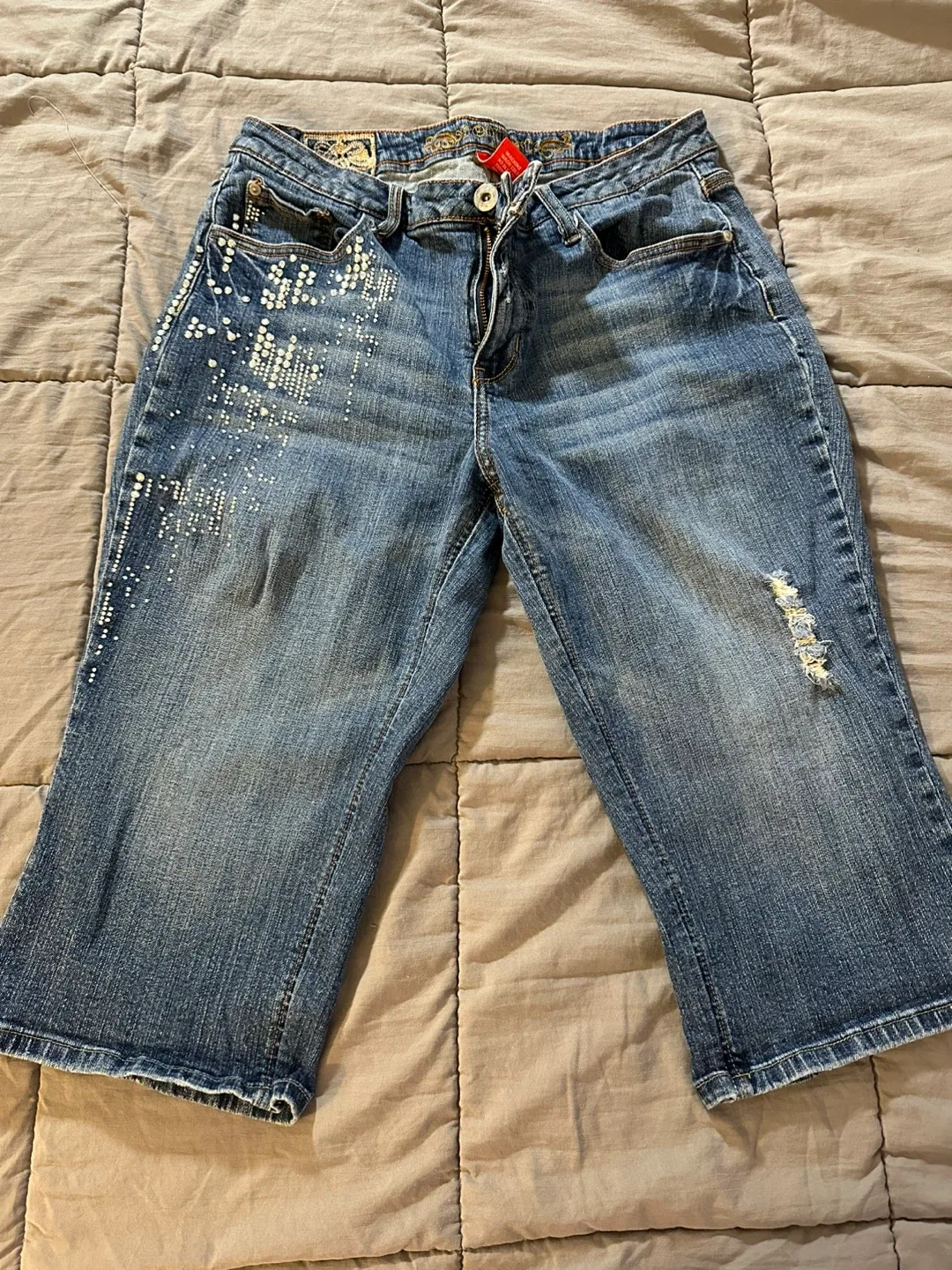 Rocker Jeans Capri Size 18
