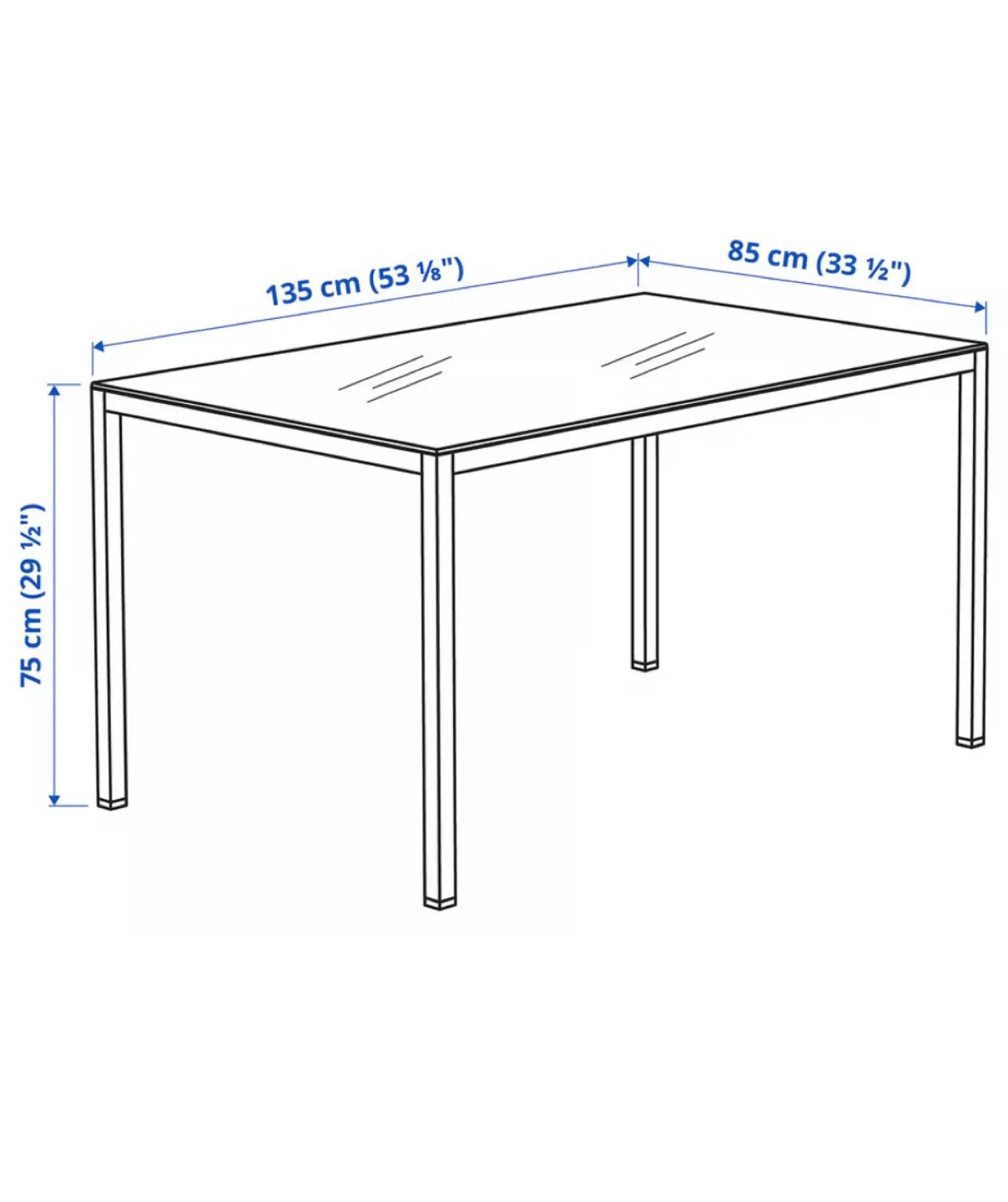 IKEA GLASHOLM / CHROME Table image indicator(2)