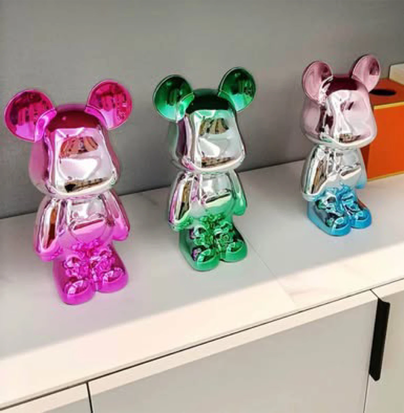 Bearbrick-Style Art Figurine - photo 3