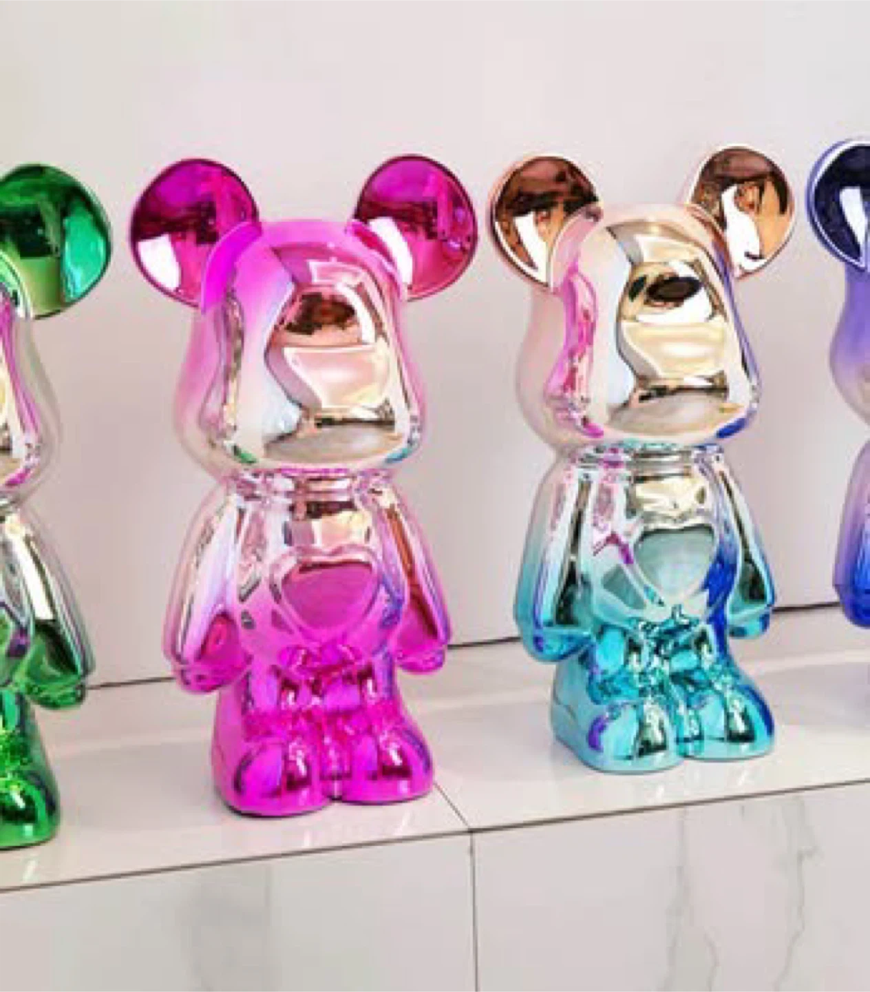 Bearbrick-Style Art Figurine - photo 2