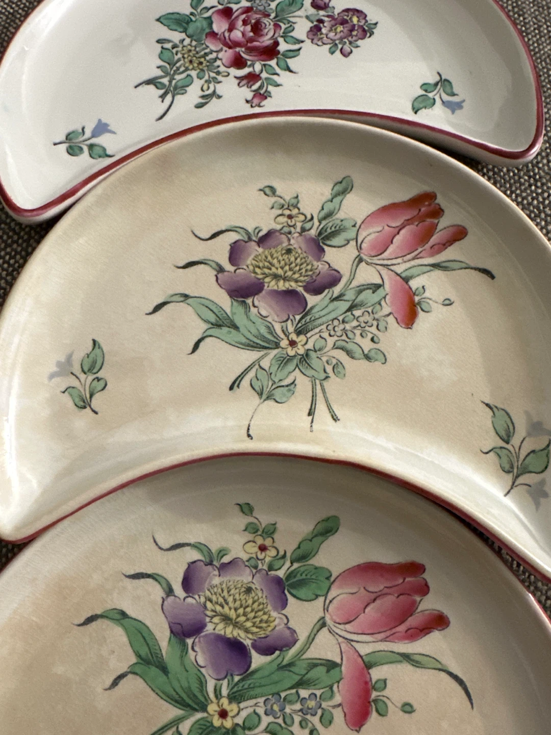 Vintage Crescent Salad Plates Set of 6 - photo 3