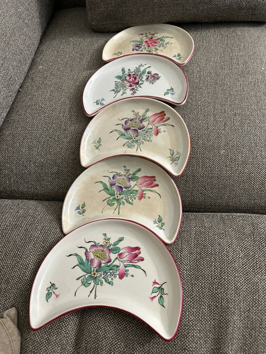 Vintage Crescent Salad Plates Set of 6 - photo 2