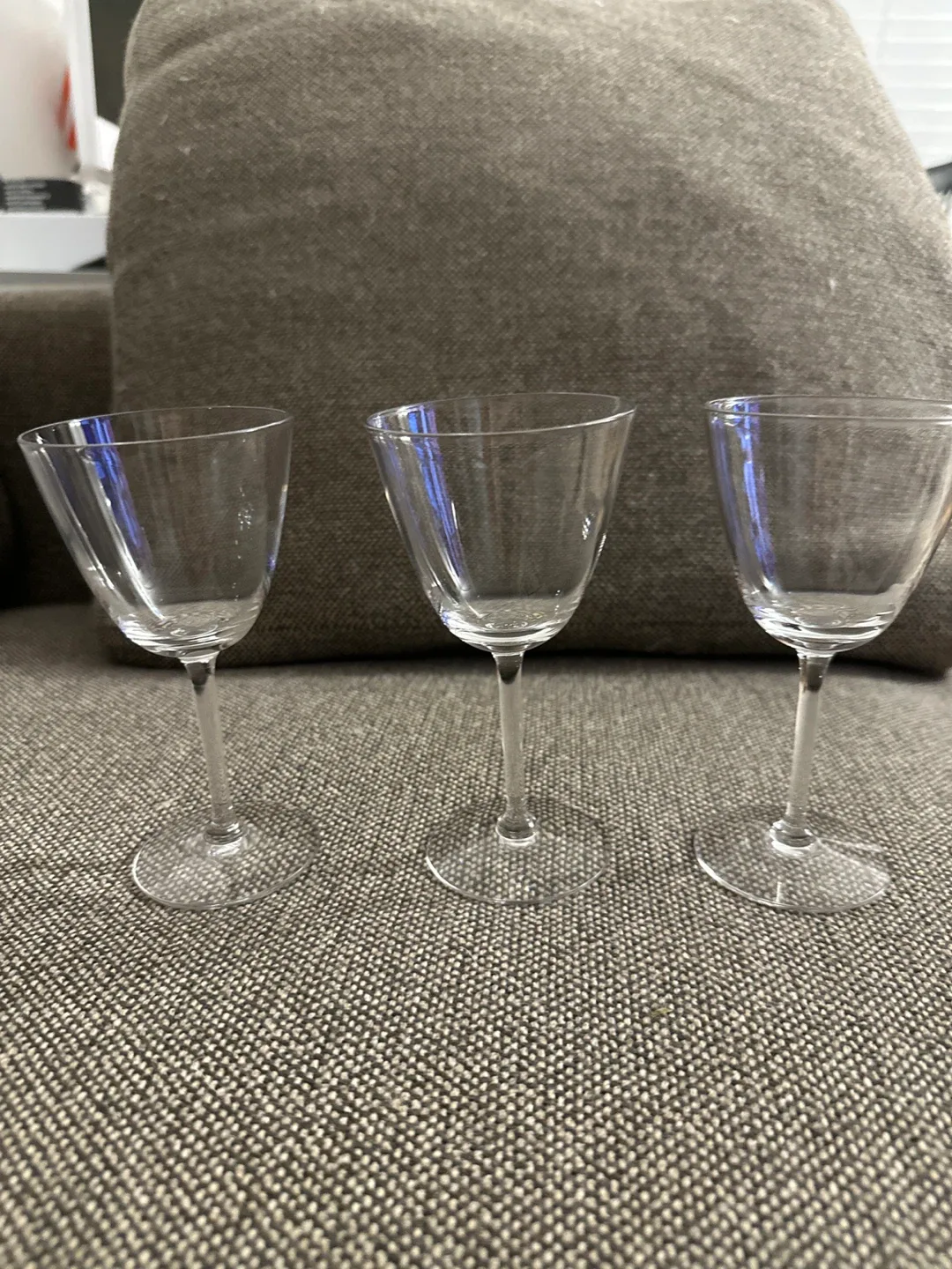 Set of 3 Martini Glasses