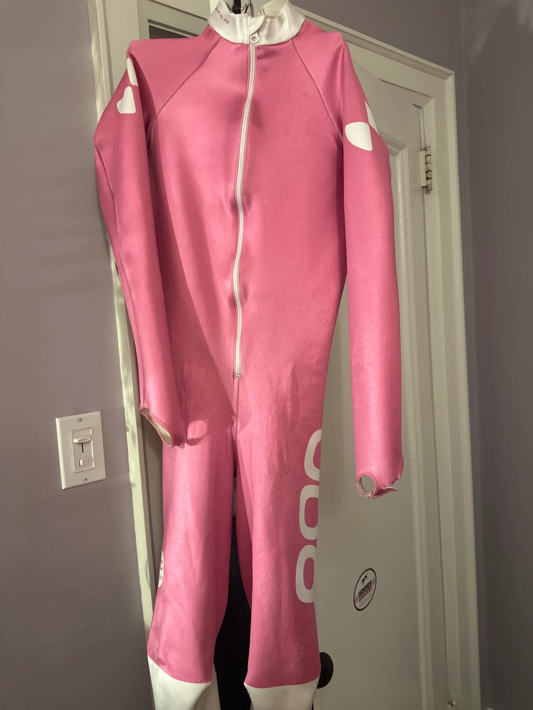 POC Race Stuff Pink Ski Suit