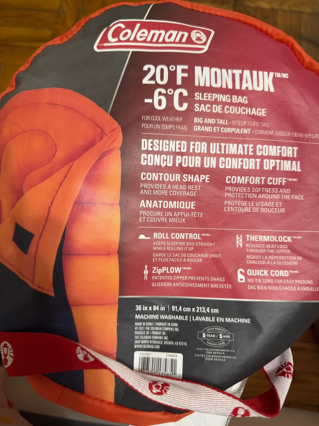 Coleman Montauk 20°F Sleeping Bag