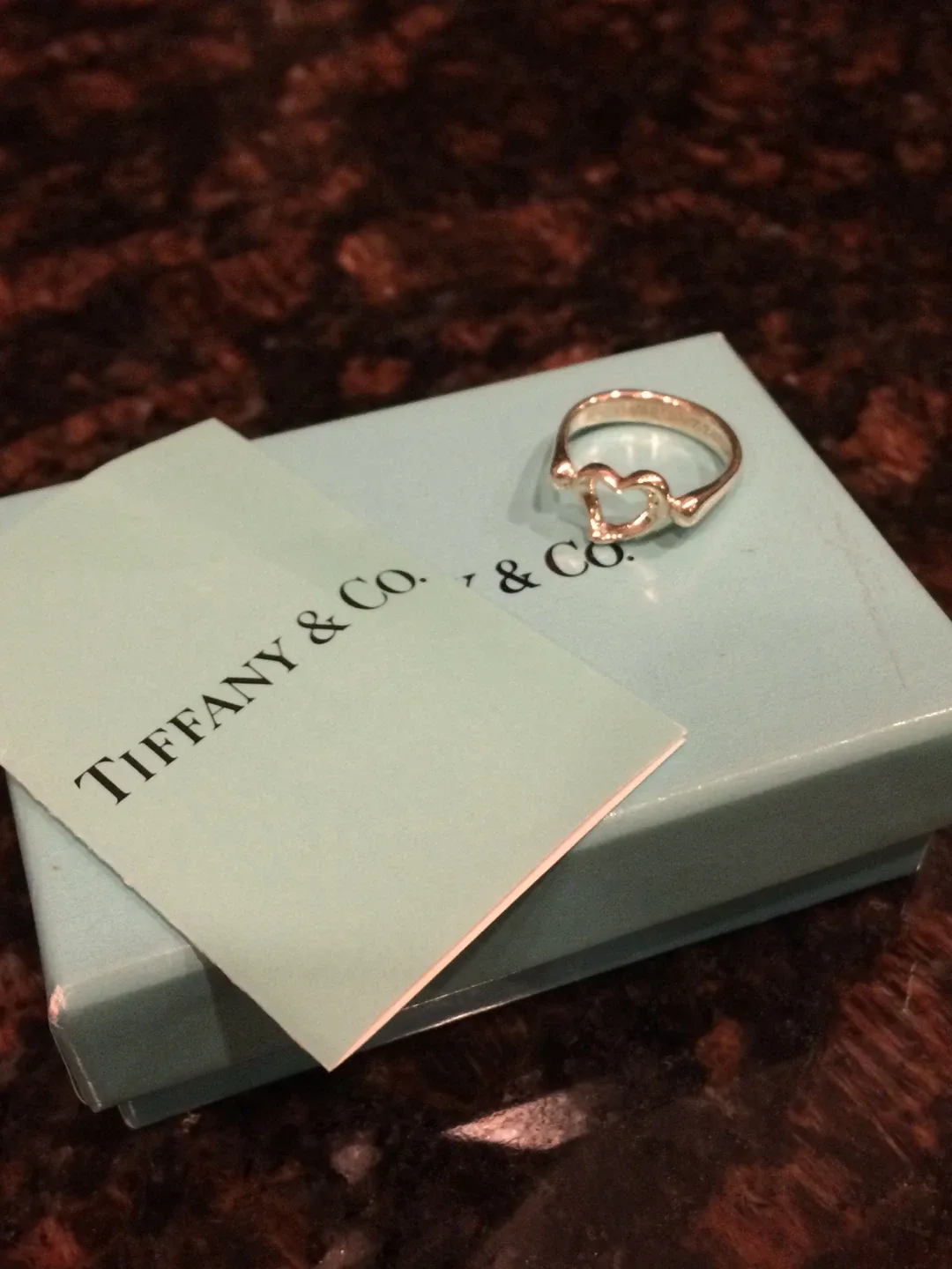 *** Tiffany&Co. Open Heart ring (#5)