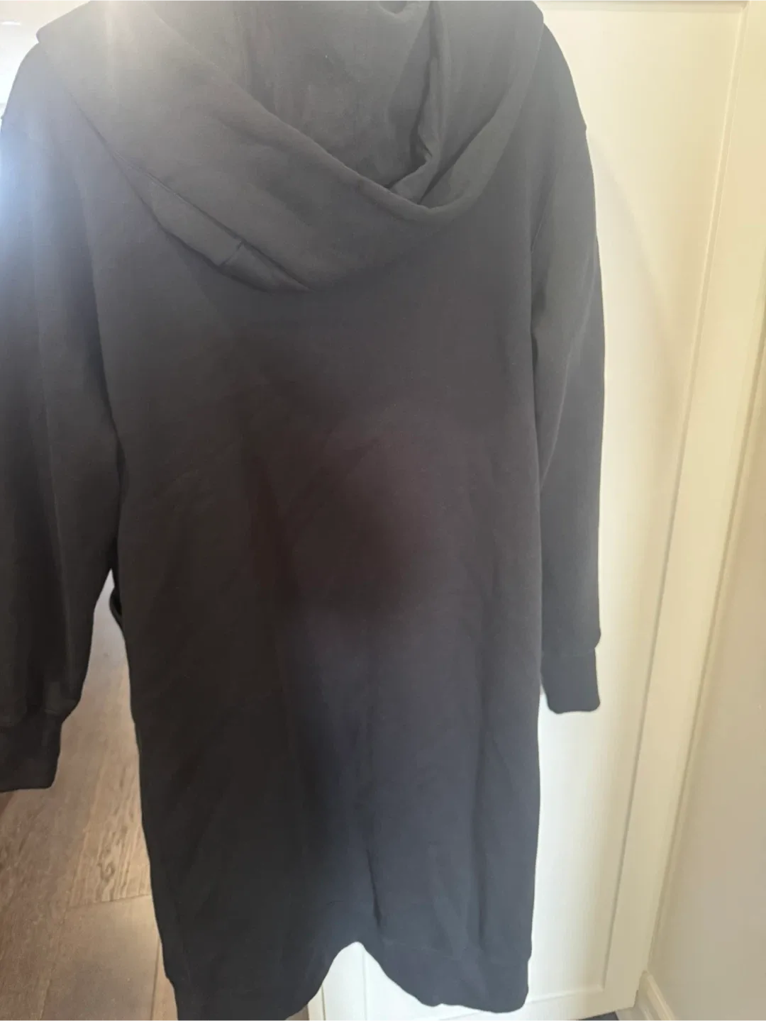 Nike Black Full Zip long Hoodie - Size Small image indicator(3)