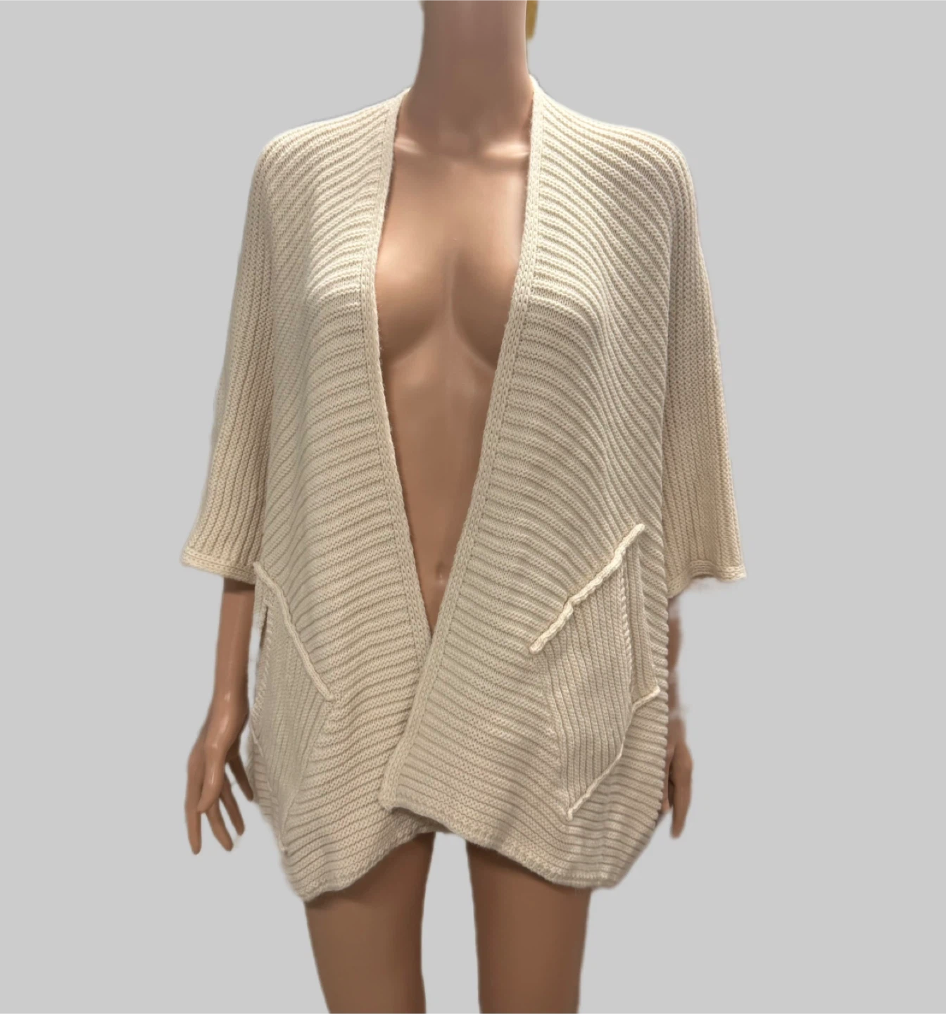 Cocogió Made in Italy Ivory Knit – One Size New With Tags