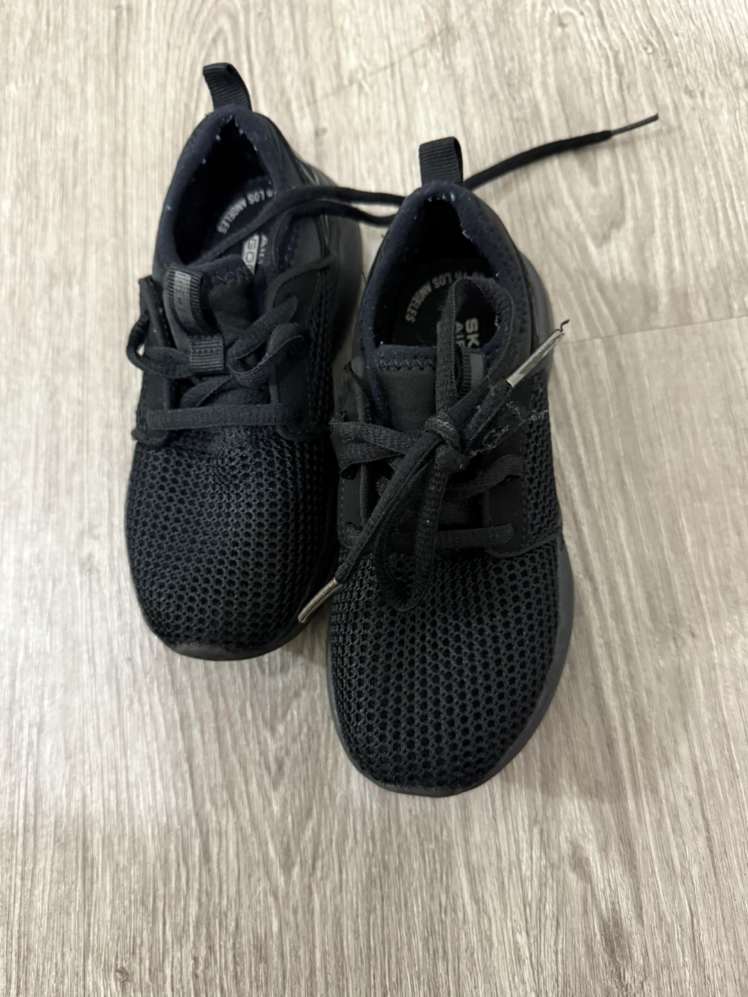 Skechers Air Cooled Goga Mat Black Shoes - Size 11