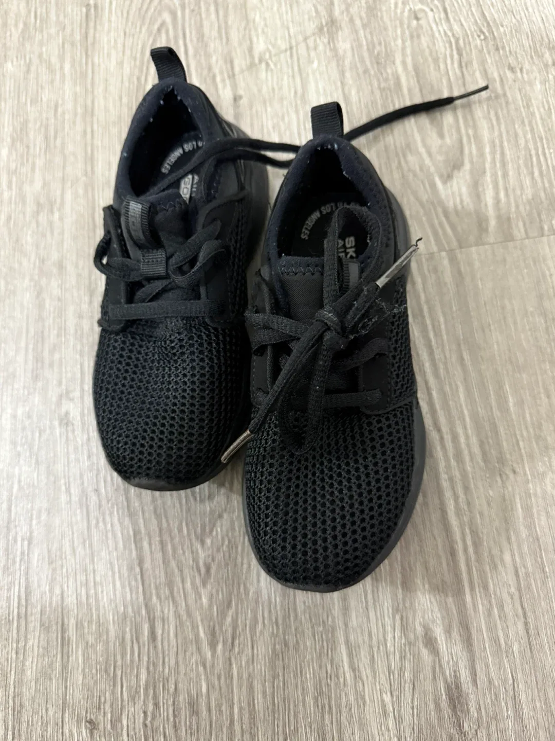 Skechers Air Cooled Goga Mat Black Shoes - Size 11