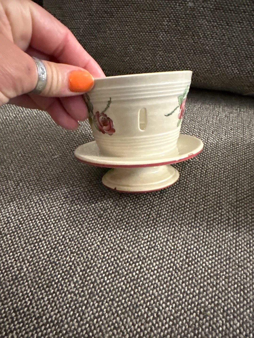 Vintage Gravy Boat and Butter Dish Set - photo 4