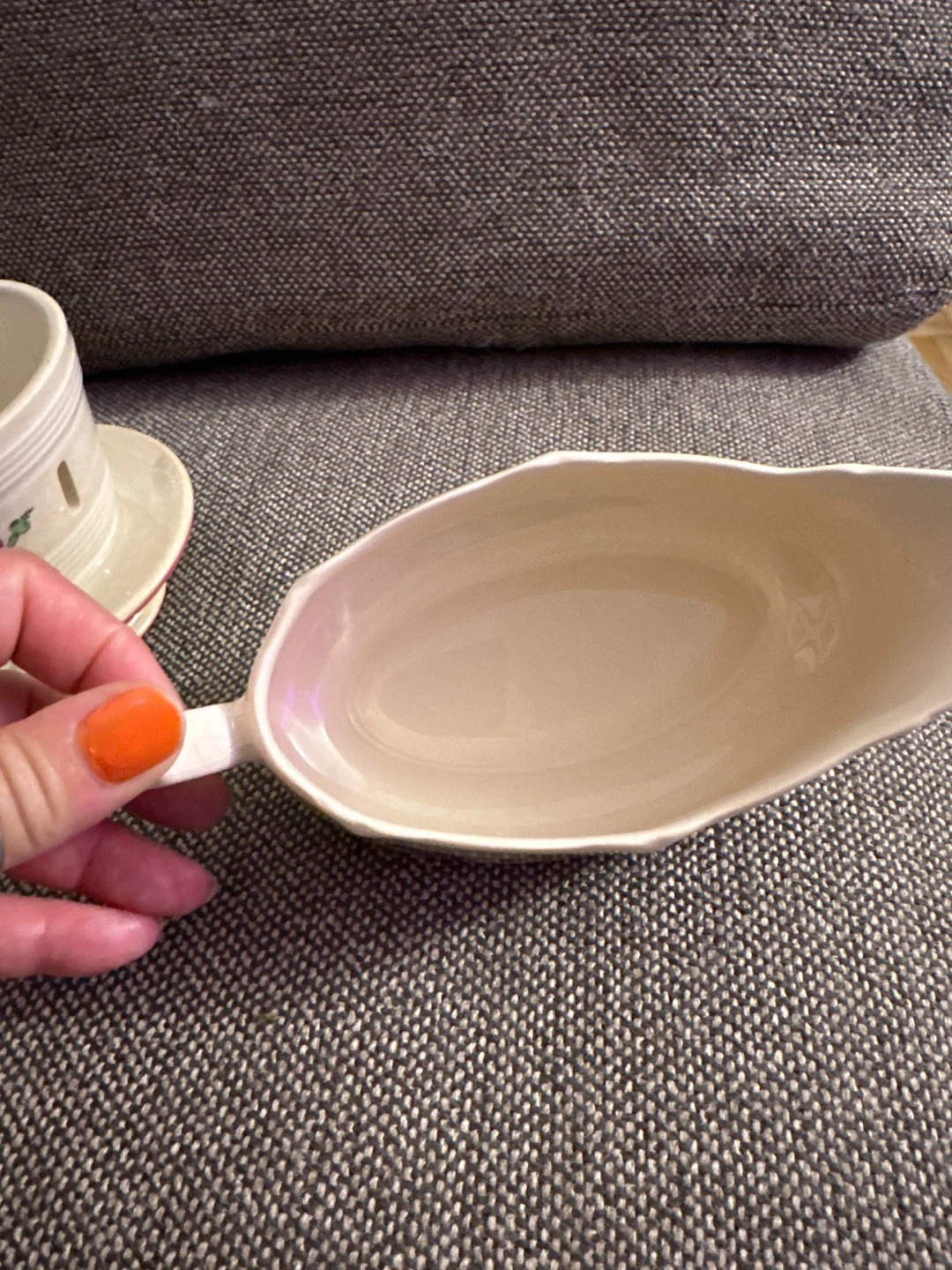 Vintage Gravy Boat and Butter Dish Set - photo 2