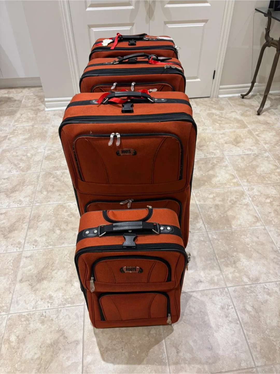 Orange Roots Luggage set image indicator(3)